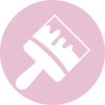 Pink property maintenance icon